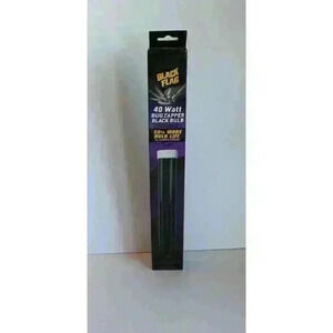 Black Flag Bug Zapper BB-40BLK 40W Replacement Bulb - Black New in Box